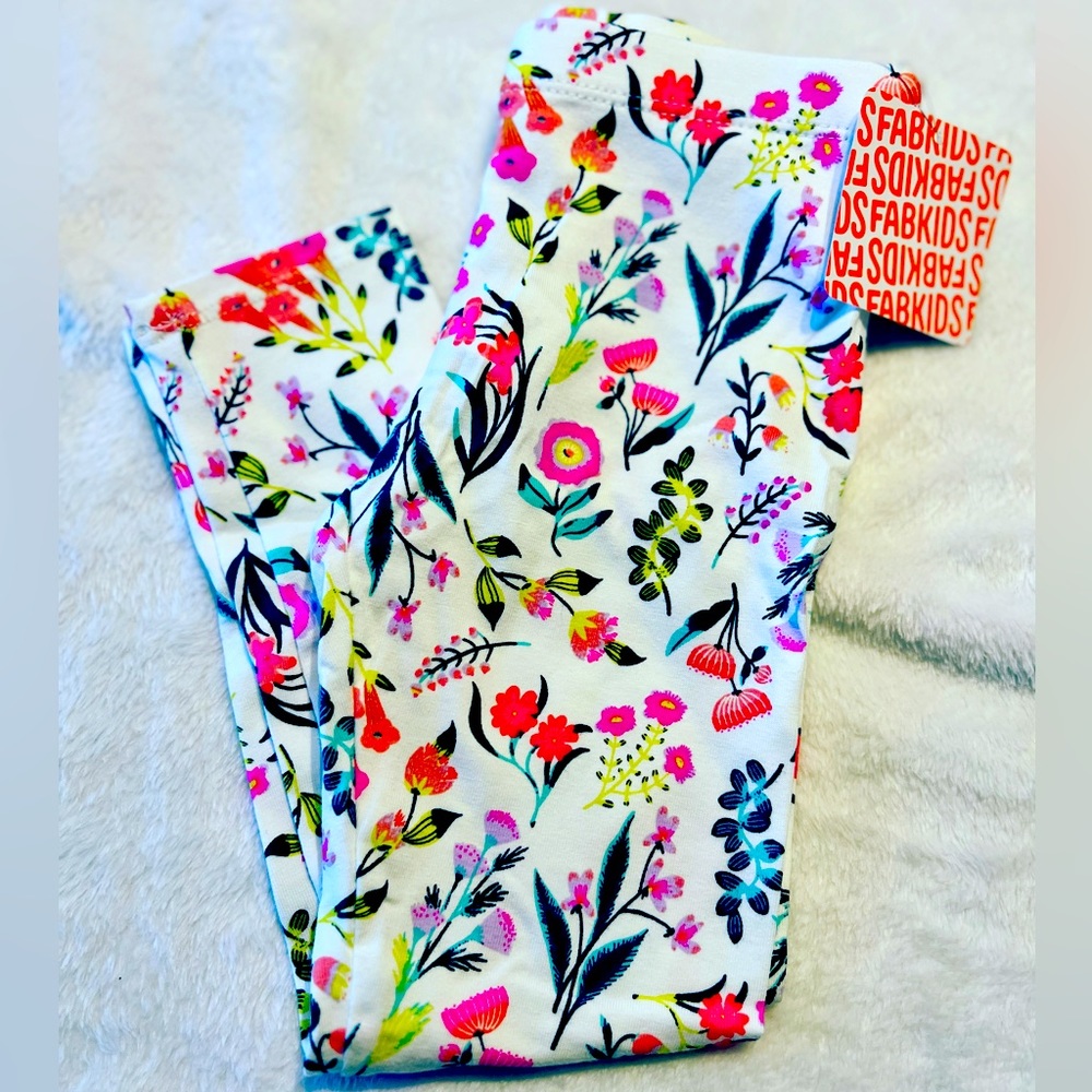 Fabkids Floral Leggings
